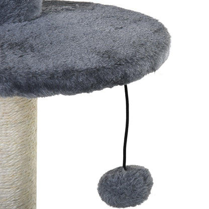 100cm Cat Tree for Indoor Cats, Cat Tower Condo for Kittens with Cat House Sisal Scratching Posts, Hanging Ball Toys