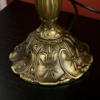 Tiffany Stained Glass Table Lamp, Handmade Antique Bedside Lamp for Bedroom, Living room, Home, Nightstand