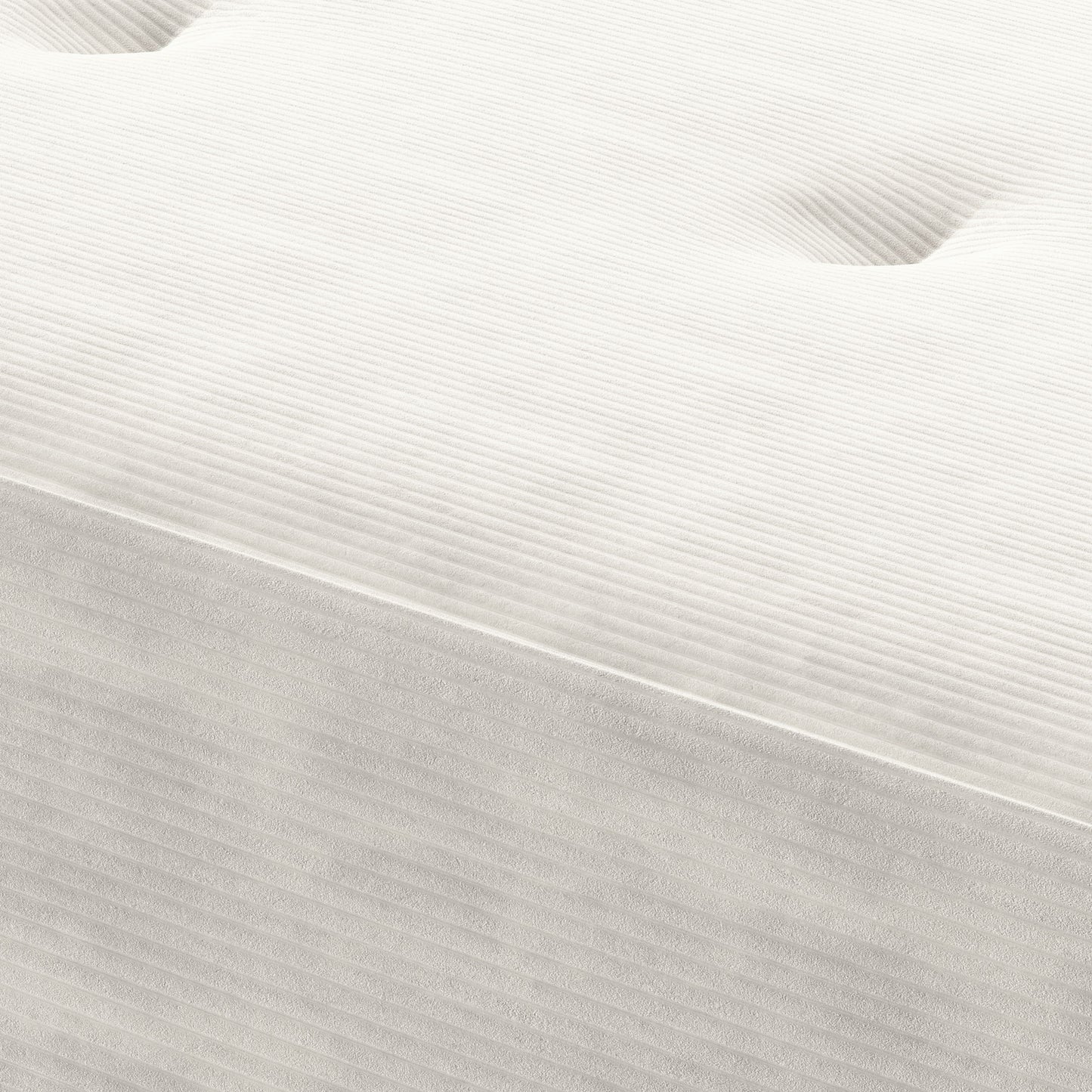 End of Bed Bench, Corduroy Bedroom Bench with Thick Padding and Steel Legs, Tufted Window Seat for Entryway, Living Room
