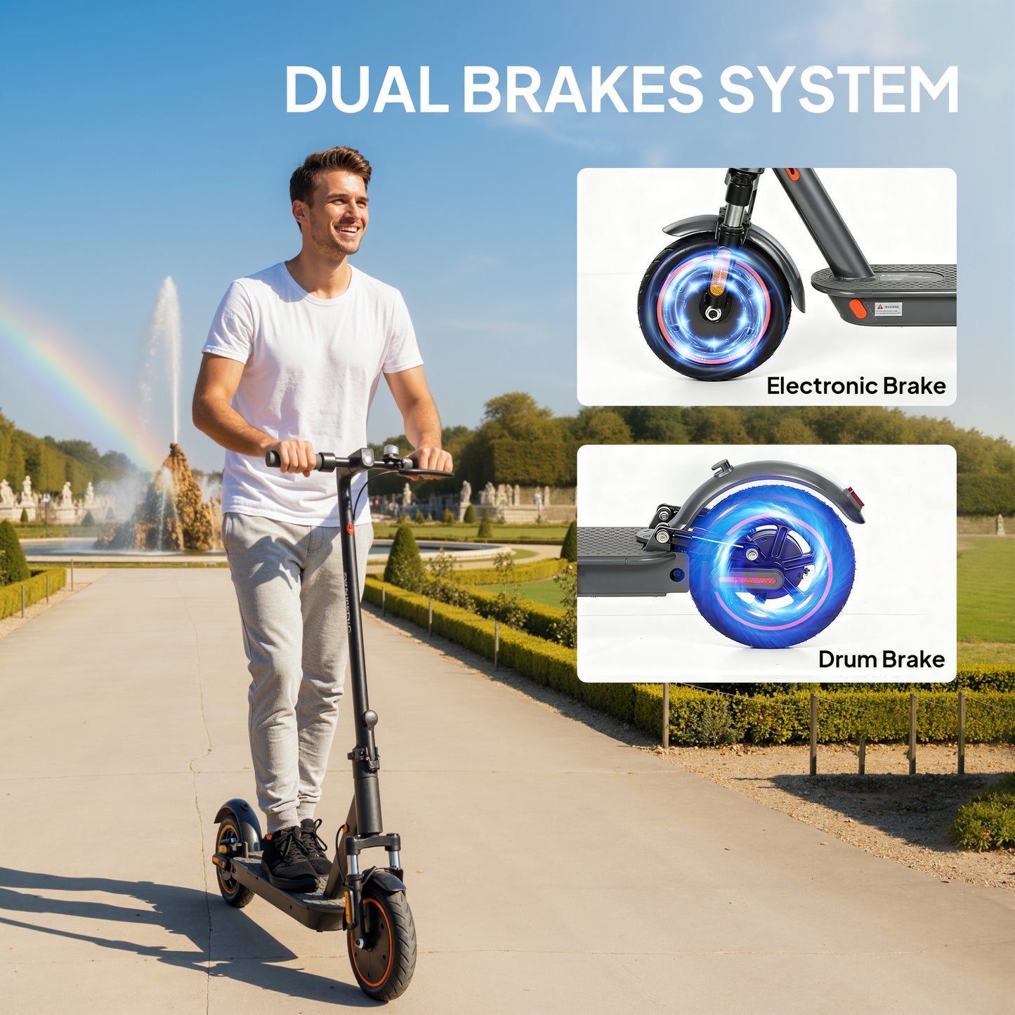Foldable Electric Scooter with 350W Motor, Up to 25km/h