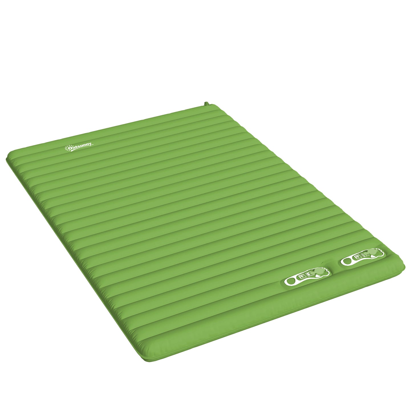 2 Person Camping Inflatable Mattress - Green