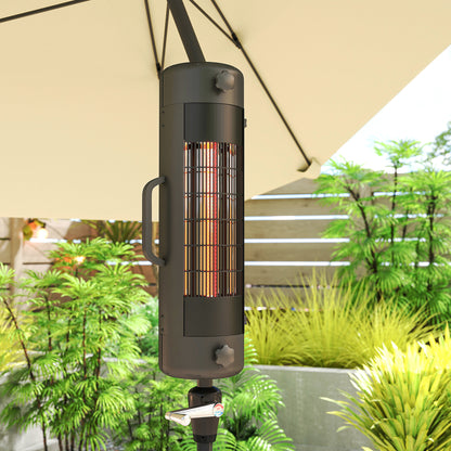 Patio Parasol Heater, Electric Umbrella Mounted Heater for 25-70 mm Poles