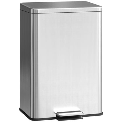 20L Kitchen Bin with Soft-Close Lid and Stay-Open Function