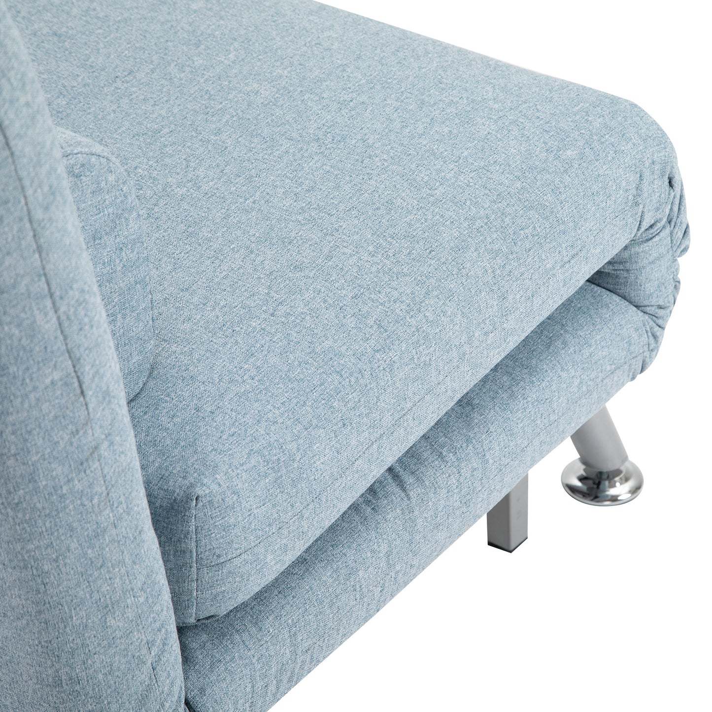 3-in-1 Convertible Chair Bed – Sky Blue