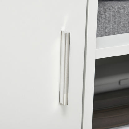 Multi-Storage Printer Stand, Mobile File Cabinet with Shelves