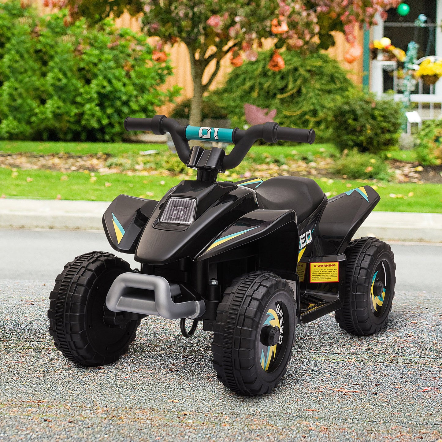 6V Kids Electric Ride on Car Forward Reverse Functions for Toddlers aged 18-36 months Black