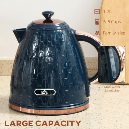 3000W Rapid Boil Honeycomb Kettle - Dark Blue