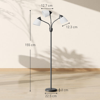 Arc Tree Floor Lamp with 3 Adjustable Rotating Lights and 3000K/4500K/6500K Colour Temperatures