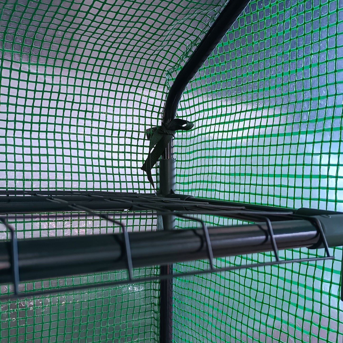 Walk-in Greenhouse with 4 Tier 24 Shelves, Portable Grow House with Roll-up Zipped Door, 244 x 180 x 210cm, Green