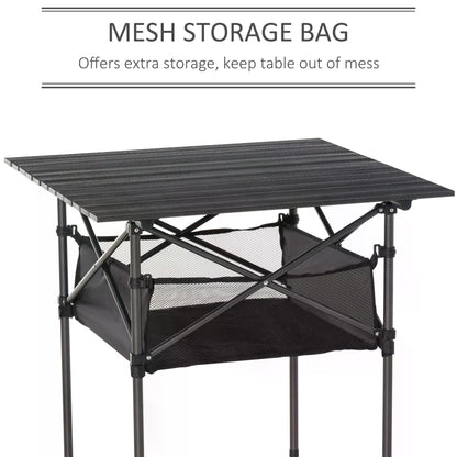 Outdoor Folding Camping Table W/ Storage Bag, Portable for Garden Beach Picnic