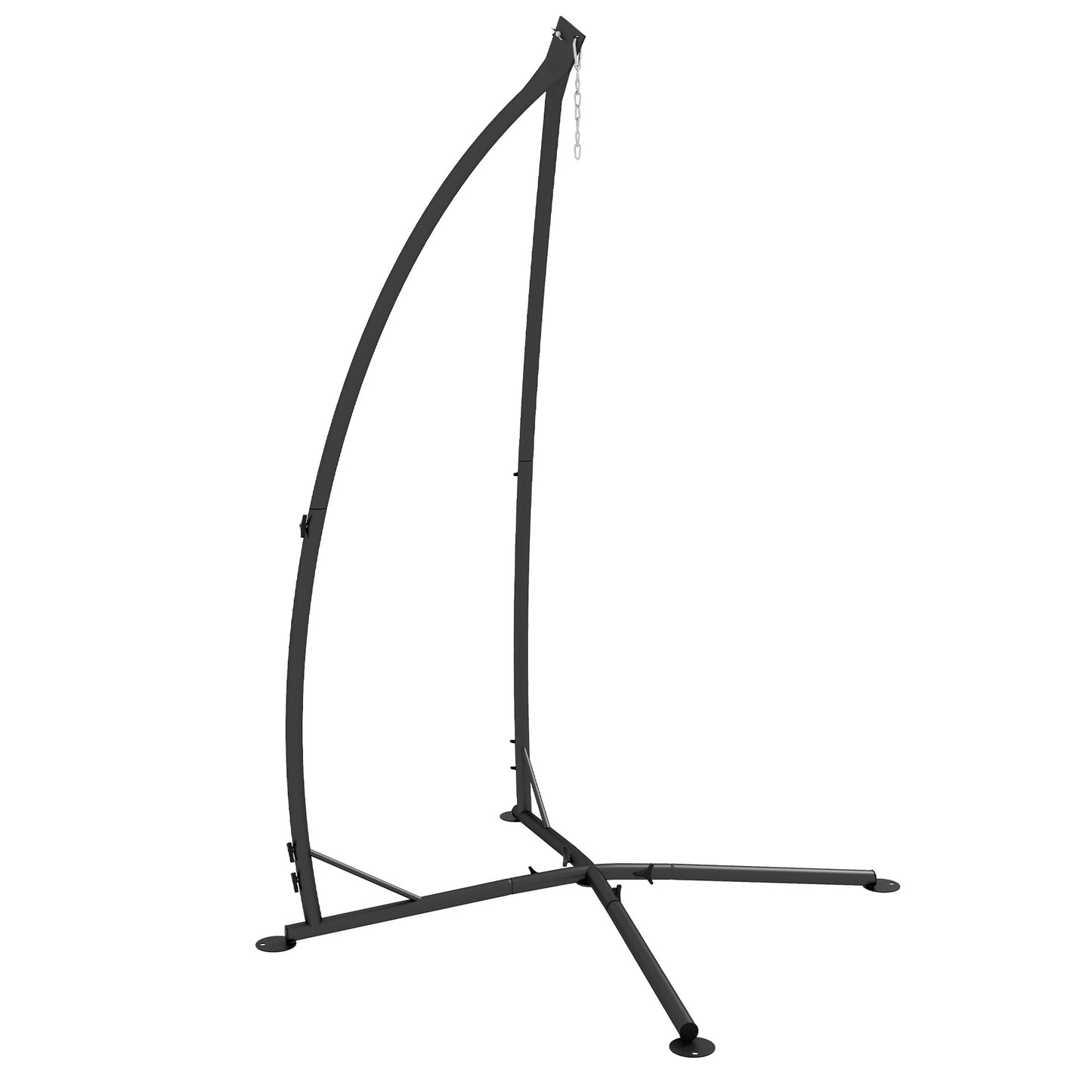 Hammock Chair Stand, Hanging Heavy Duty Metal Frame Hammock Stand with Chain, for Hanging Hammock Air Porch Swing Chair