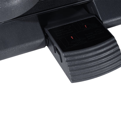 Footrest Adjustable Height & Angle Tilting Platform Home Office Foot Rest Charcoal Grey