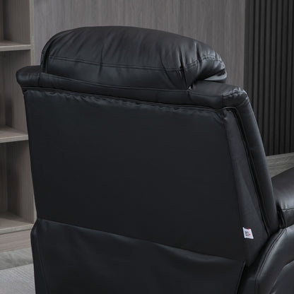 Power Lift Chair Recliner for Elderly, Electric Recliner Chair, Overstuffed Faux Leather Riser and Reclining Armchair
