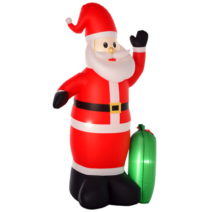 7.5ft Inflatable Christmas Santa Claus with LED Air Blown Xmas Décor Holiday Outdoor Yard Decoration