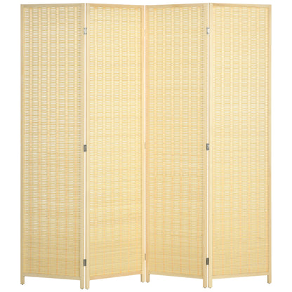 4 Panel Folding Room Divider Screen, Wall Panel Privacy Furniture, Freestanding Paravent Partition Separator for Living Room