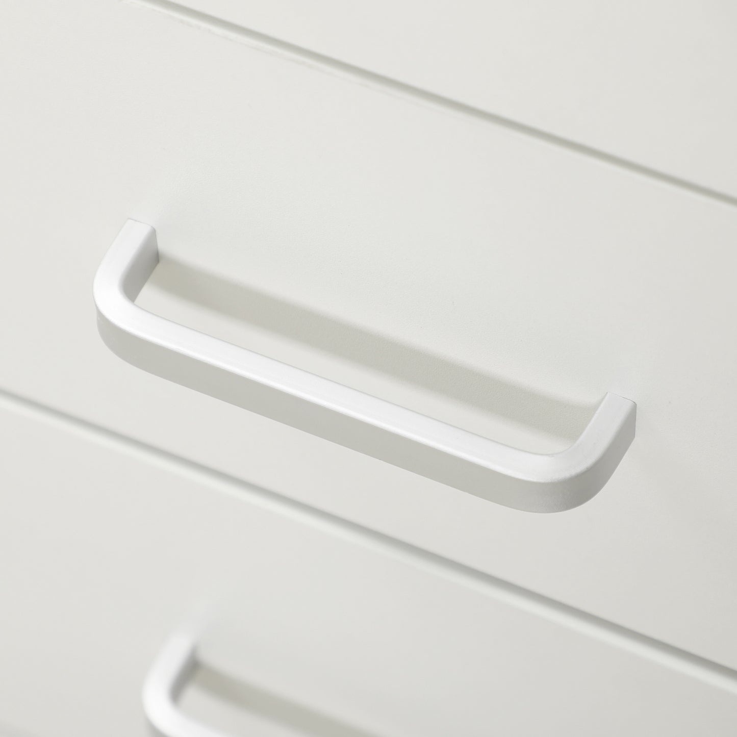 Computer Desk, Home Office Desk with Lockable Drawer, Storage Shelf for Study Bedroom, 110 x 50 x 76 cm, White
