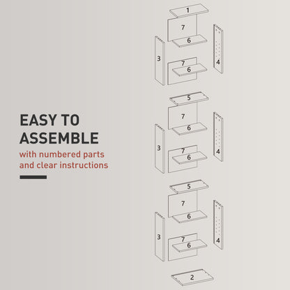 260 Narrow CD Storage Unit - Grey