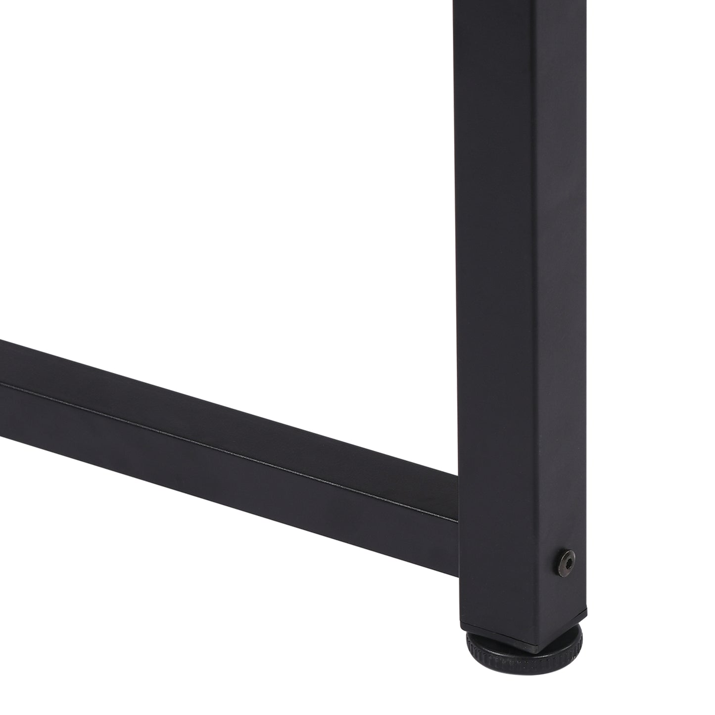 Computer Desk, Writing Table, 120 x 60 x 76cm Workstation for Home Office, Study with Metal Frame, Simple Assembly, Black