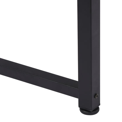 Computer Desk, Writing Table, 120 x 60 x 76cm Workstation for Home Office, Study with Metal Frame, Simple Assembly, Black