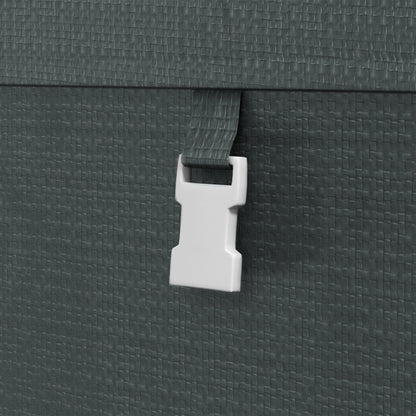 179 x 120cm Temporary Garden Shed, with Weather-resistant Plastic Cover and Accessories - Dark Grey