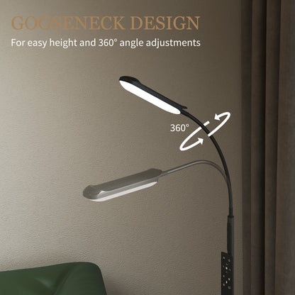 LED Floor Lamp, Standing Lamp with Remote & Touch Control, Stepless Dimmable Colours Temperature & Brightness