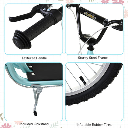 Kick Scooters for Kids with Adjustable Height, Anti-Slip Deck, Dual Brakes, Rubber Tyres