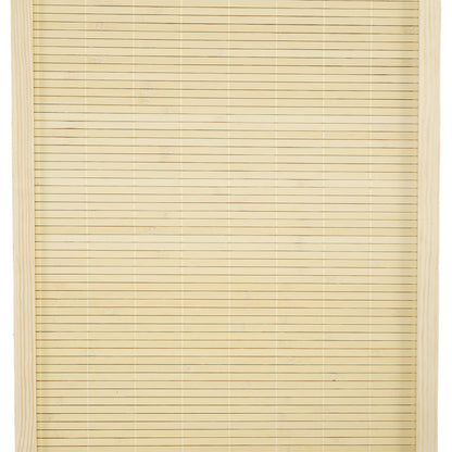 Room Divider, Freestanding Privacy Screen, 4 Panel Folding, 180 x 180cm, Natural