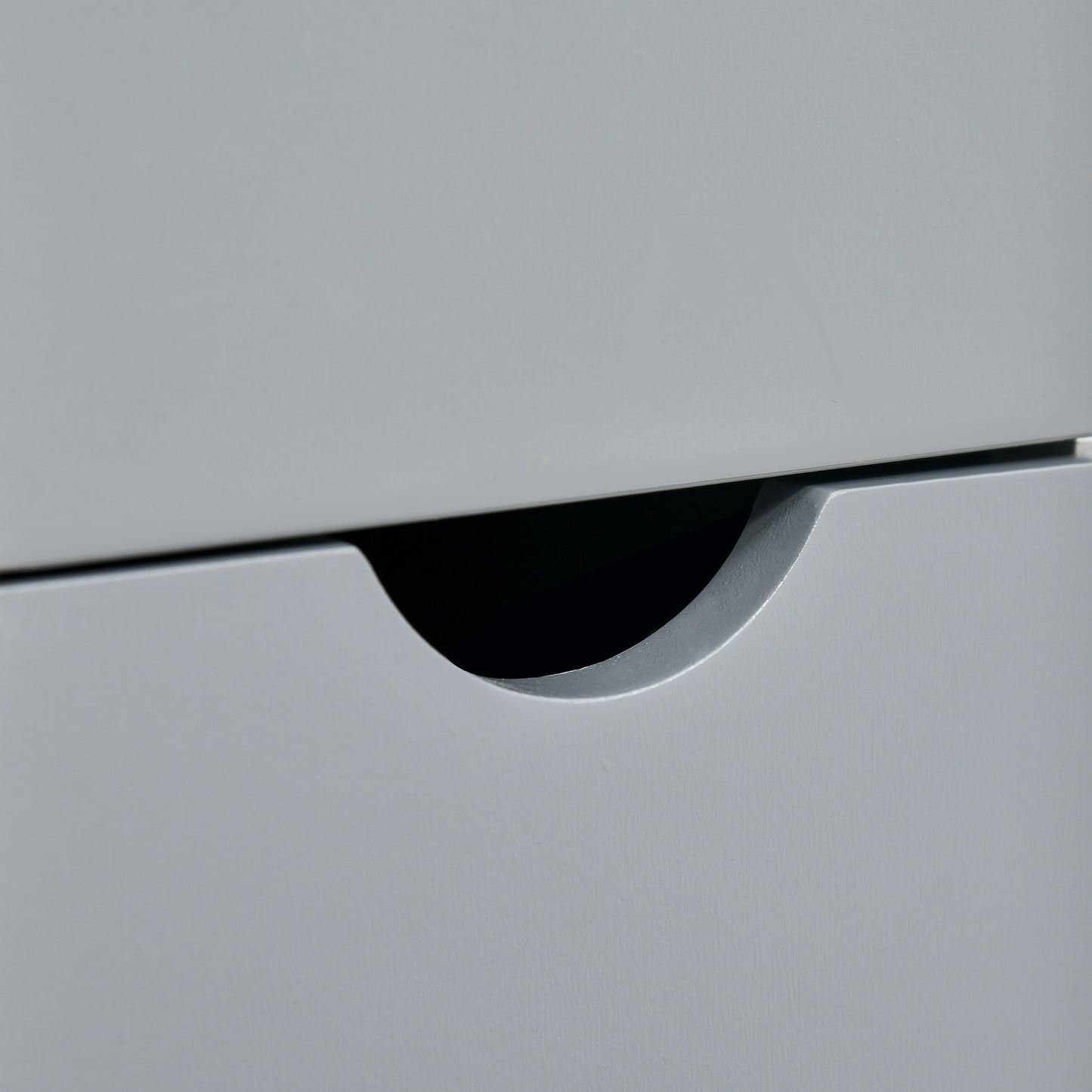 Tall Bathroom Cabinet, Freestanding Slim Bathroom Storage Cabinet with 2-Tier Open Shelf and 2 Drawers for Small Space