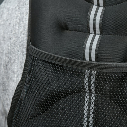 5KG Weighted Vest, Running Weight Vest with Adjustable Strap, Convenient Pocket and Reflective Strips for Men and Women