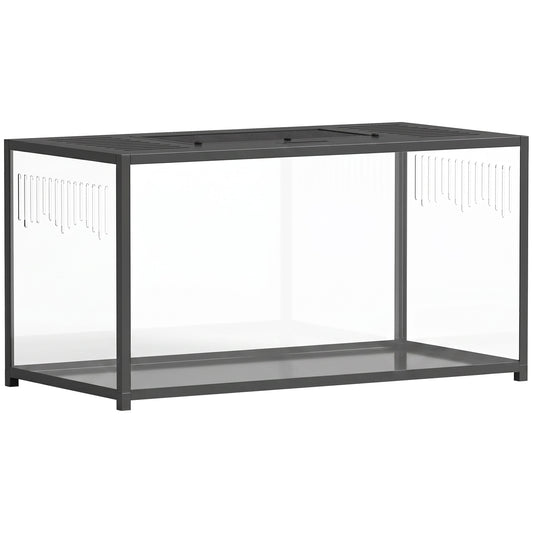 Large Hamster Cage, Chewproof Metal Rat Cage with Openable Top for Syrian Dwarf Hamster, Gerbil, 100 x 50 x 52.5 cm