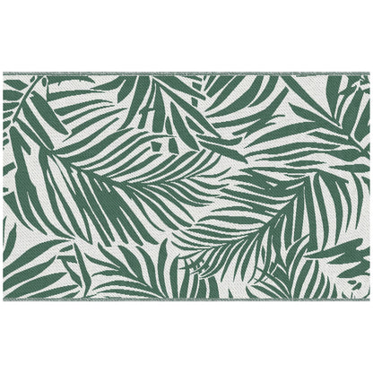 Reversible Outdoor RV Rug, 1.5 x 2.4m Patio Floor Mat, Waterproof Plastic Straw Rug for Garden, Deck, Picnic, Beach, Camping