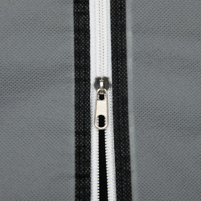 Fabric Wardrobe, Portable Wardrobe, Clothes Storage Unit with 5 Compartments, Hanging Rail and 2 Fabric Drawers