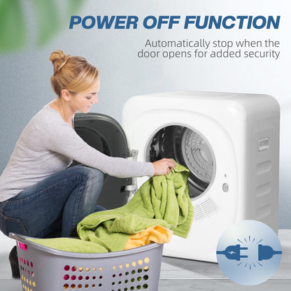2.5 kg Compact Tumble Dryer, with UV Sterilisation - White