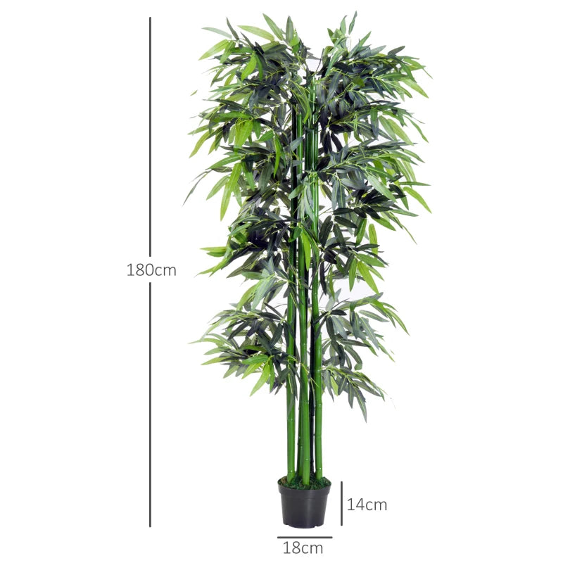 Artificial Bamboo Tree Plant with Nursery Pot (1.8M/6FT)