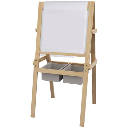 Kids Easel with Paper Roll, 3 in 1 Art Easel for Toddlers