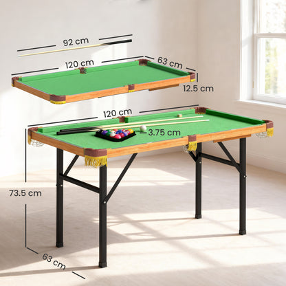 4FT Mini Folding Pool Billiards Table