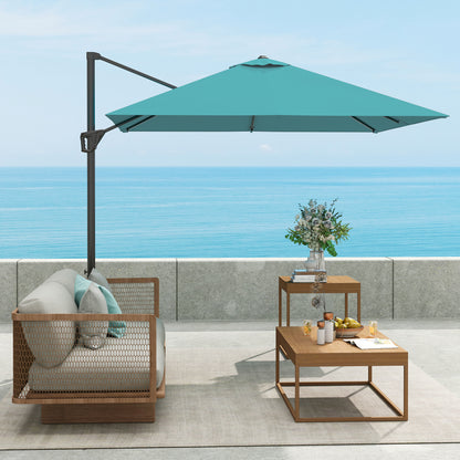 Patio Offset Parasol Umbrella - Blue