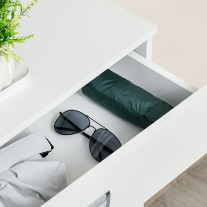 Shoe Cabinet, Slim Shoe Storage Cabinet with Drawer, 2 Flip-up Doors and Adjustable Shelf