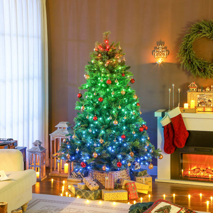 6ft Artificial Pine LED Christmas Tree, with Remote