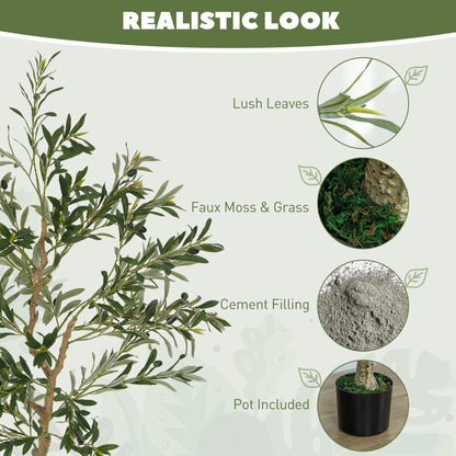 Silk Leaf Artificial Olive Trees