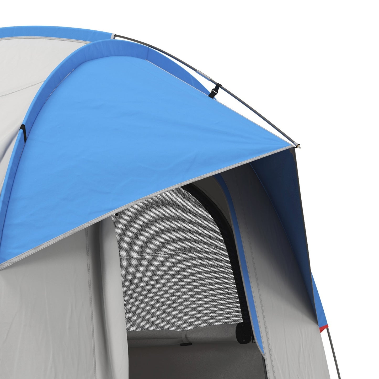 SUV Car Tent for Camping, Waterproof PU2000mm, 5 Man Tailgate Tent, 2.4 x 2.1 m, Grey and Blue