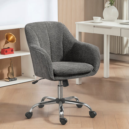 Snow Flannel Office Chair - Grey