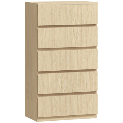 Chest of Drawers, 5-Drawer Storage Cabinets, Modern Dresser, Storage Drawer Unit for Bedroom