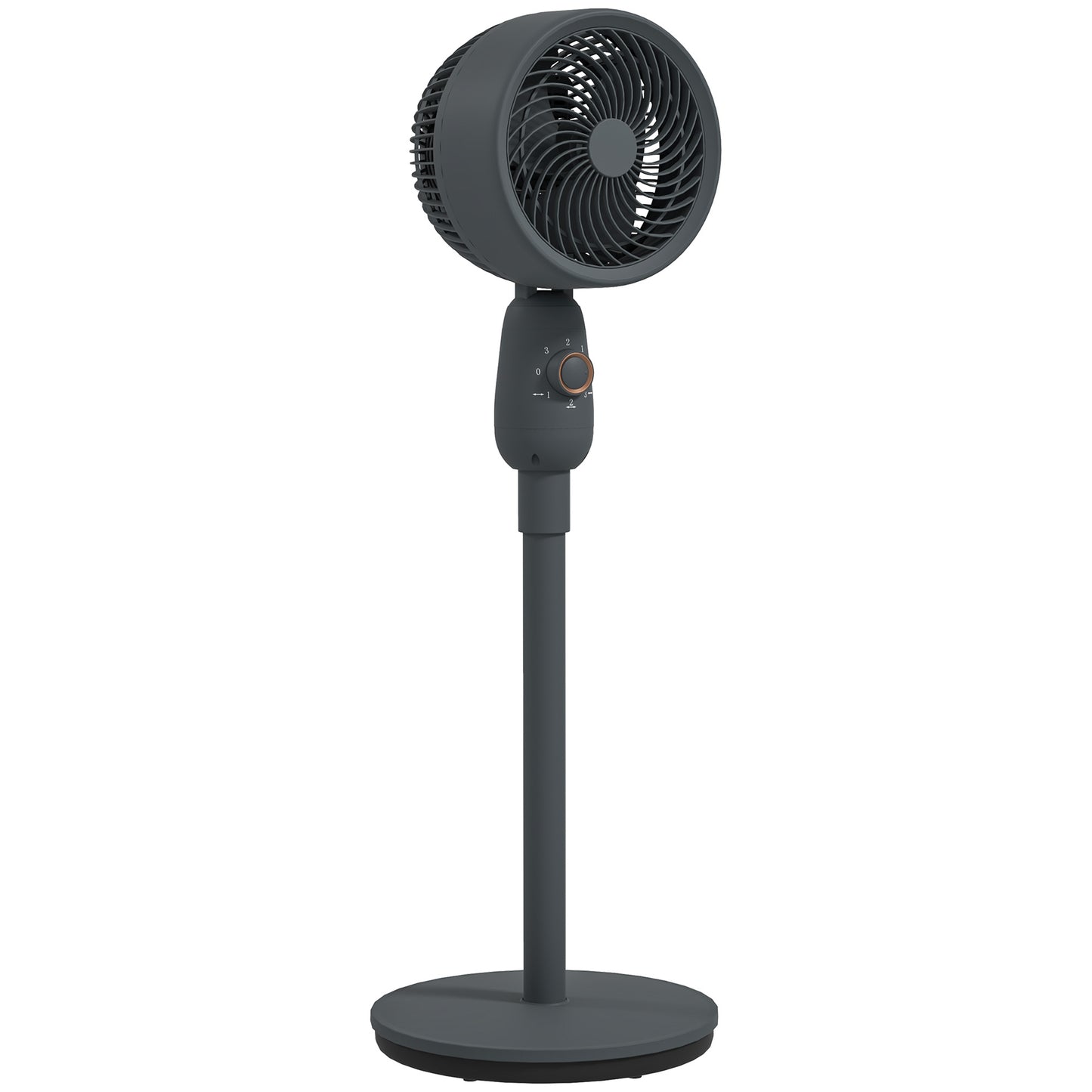 Pedestal Fan, Powerful Air Circulator, 36 Inch Floor Standing Fan with 3 Speed Settings, 70° Oscillating for Bedroom