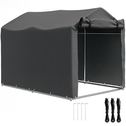 2.2 x 1.6 m Garden Storage Tent, Waterproof Anti-UV Bike Tent with Roll-up Zipper Door