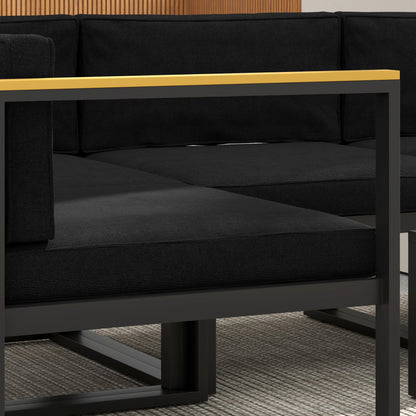 14-piece Dining Set Cushions - Black