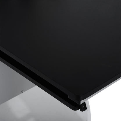 Computer Desk with Sliding Keyboard Tray, Storage Drawers and Host Box Shelf, Home Office Desk, Study Workstation