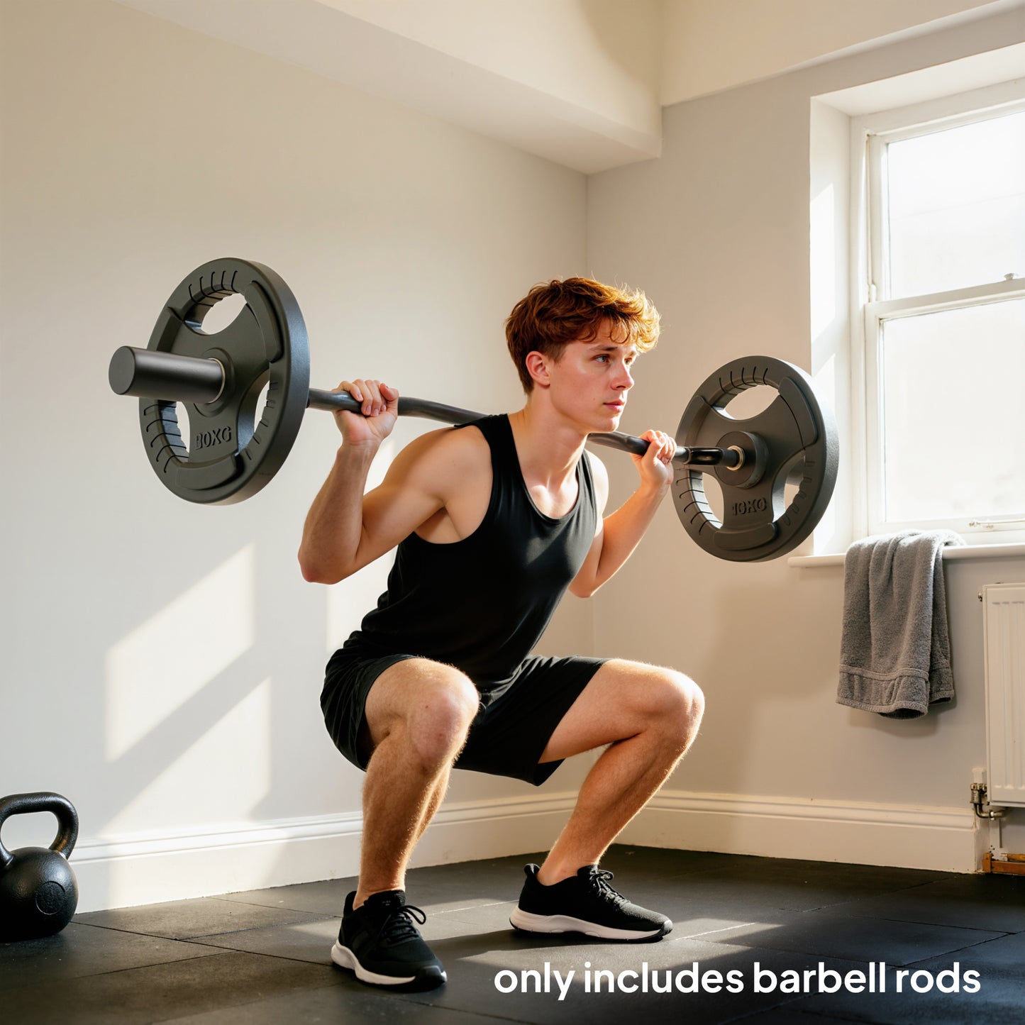 4ft Olympic EZ Curl Bar, Barbell Bar for 2" Weight Plates with Non-Slip Hand Grip 120cm