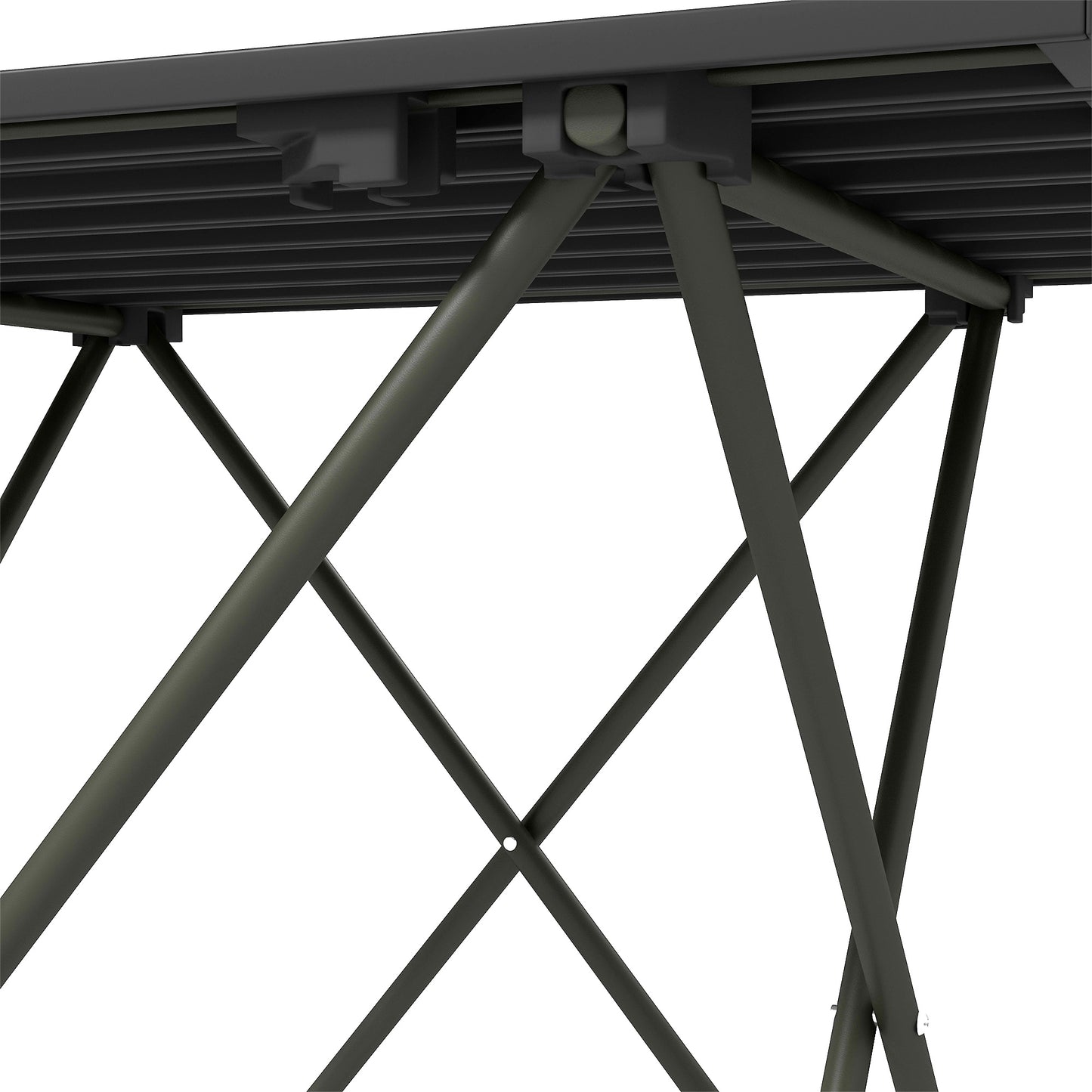 Folding Camping Table, Lightweight Metal Picnic Table with Carry Bag, Foldable Table for Outdoor Camping, Picnic, Hiking