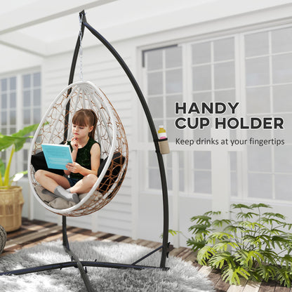 Hammock Chair Stand Only, Hanging Chair Stand with X-Shape Base
